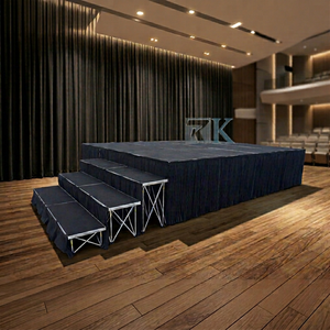 18mm Portable Aluminum Riser <b>Stage</b> Anti-slip <b>Platform</b> Performances <b>Stage</b> - Product Image 1