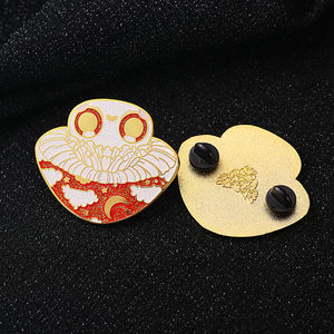 Broche en émail dur aimanté et plaqué <span class=keywords><strong>or</strong></span>, 10 pièces, <span class=keywords><strong>boucle</strong></span> en caoutchouc pour plantes - Product Image 6