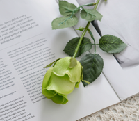 Fleur artificielle faite main en PU, style Rose Feel Lover Mei, plante verte, décoration pour mariage, Nouvel An, Thanksgiving, artisanat, style Ins