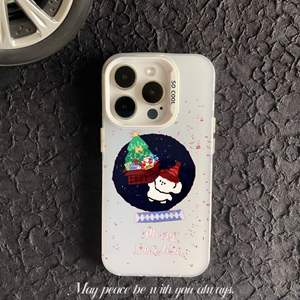 <span class=keywords><strong>Coque</strong></span> de téléphone en TPU antichoc créative de Noël avec bonhomme de neige, adaptée aux <span class=keywords><strong>iPhone</strong></span> 8 X Xr Xs <span class=keywords><strong>11</strong></span> 12 13 14 15 16 17 <span class=keywords><strong>Pro</strong></span> <span class=keywords><strong>Max</strong></span> - Product Image 2