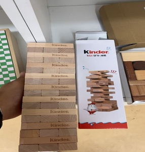 Jeu de construction en bois Strue, Tour à empiler pour adolescents et adultes, Jeux de société - Défi de construction et d'empilage, 54 pièces, Personnalisation acceptée - Product Image 5