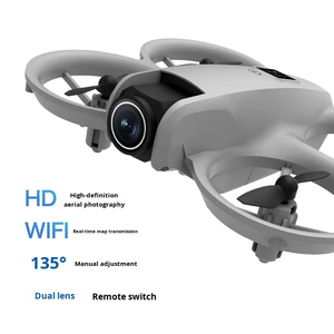 Helicopter Plastic Friendly <b>Drone</b> Aerial Photography HD Remote Control Aircraft Dual <b>Camera</b> Lighting <b>Mini</b> Fixed Altitude RC - Product Image 3
