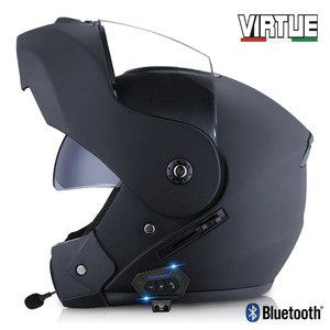 <span class=keywords><strong>Casco</strong></span> de Motocicleta Inteligente Abatible Mejorado <span class=keywords><strong>con</strong></span> Certificación VIRTUE DOT, <span class=keywords><strong>con</strong></span> Auriculares <span class=keywords><strong>Bluetooth</strong></span> Integrados - Versátil y Conectado para Motociclistas - Product Image 4