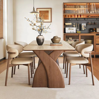 Runwood Nordischer Luxus Moderner Rechteckiger Marmor Massivholz Esstisch Stuhl Set 4 6 Sitzer Möbel Farmhaus Designs Neueste 2