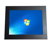 Computadora con Pantalla Táctil Integrada de 10.4 Pulgadas, PC Industrial Todo en Uno sin Ventilador de 10 Pulgadas, Panel PC con RS232 y RS485