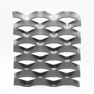 고품질 알루미늄 건축은 클래딩을 위한 확장한 금속 철망사를 평평하게 합니다