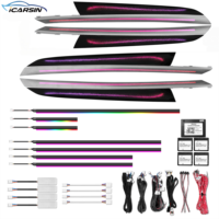 Kit d'éclairage LED intérieur pour voiture ICarsin pour BMW X5 E70 2006 - 2013, mise à niveau de l'éclairage ambiant, style galaxie dynamique coloré, accessoires