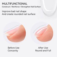 Vinimay Fournitures pour Ongles, Vernis Gel Camouflage, Gel de Construction pour Ongles, Utilisation comme Base, Gel Constructeur Camouflage pour Ongles