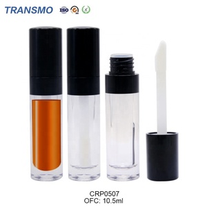 Contenants de rouge à lèvres liquide de 10 ml, gloss à lèvres, tubes personnalisés avec pinceau, tubes de gloss à lèvres vides de 10 ml avec gros pinceau - Product Image 1