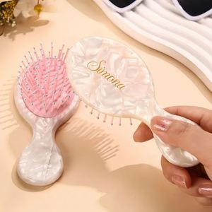 Brosse à cheveux personnalisée, peigne à coussin d'air personnalisé, brosse à cheveux ovale démêlante pour femmes, outil de coiffage - Product Image 3