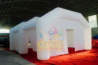 Tente publicitaire de luxe en PVC mini stand gonflable pour salon professionnel