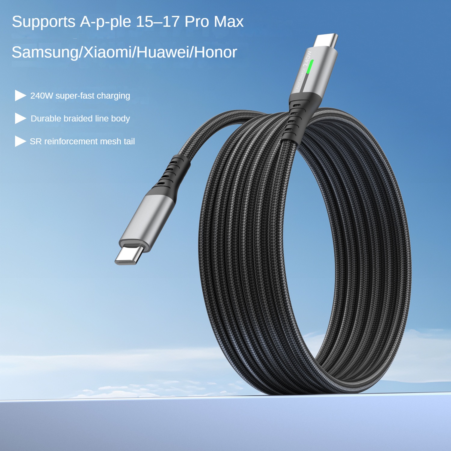 Fil de nylon Tianzhu noir 240W C-C