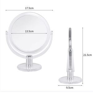 BX bán buôn 360 ° xoay gương trang điểm hai mặt nhựa bảng gương với 5x/7x/10x Độ phóng đại - Product Image 3