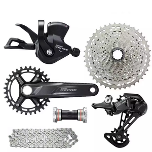 Grupo <span class=keywords><strong>SHIMANO</strong></span> <span class=keywords><strong>DEORE</strong></span> M5100 <span class=keywords><strong>1x11</strong></span> Velocidades para Bicicleta de Montaña y Carretera, Juego de Bielas, Palanca de Cambios, Desviador Trasero, Cassette, Cadena - Product Image 2