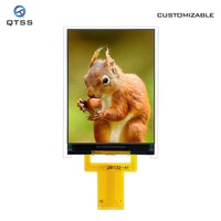 Modul Layar LCD TFT IPS Vertikal Persegi Panjang 2,8 Inci 240*320 SPI ST7789 Panel Sentuh Kapasitif CTP Layar Kustom