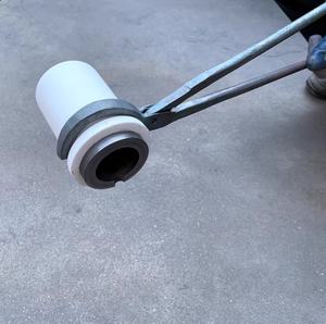 ملقط من الحديد وملقط من الجرافيت بطول من 400 مم إلى 450 مم، يتناسب مع بوتقة الجرافيت والكوارتز بوزن 2 كجم، 1 #   و2 #   بوتقة السيليكون - Product Image 3