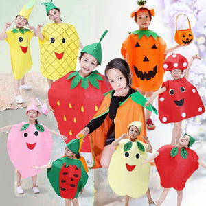 Оптовая продажа, забавные детские костюмы для Хэллоуина, косплей, Маскарадные костюмы с фруктами и овощами, тыквенными, сценические костюмы - Product Image 4