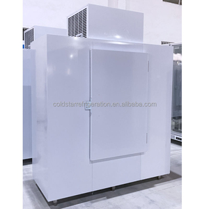 COLDSTAR ICE-630 Door Ice Storage Merchandiser Bags Ice <b>Freezer</b> Cabinet Single Glass Wheel Stainless Steel Leg Digital Control - Product Image 4