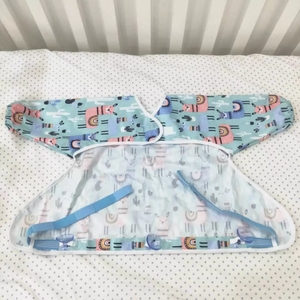 <span class=keywords><strong>Tablier</strong></span> de <span class=keywords><strong>chaise</strong></span> <span class=keywords><strong>haute</strong></span> imperméable lavable oeko-tex polyester bavoir à manches longues imprimé 6-36 mois bébé alimentation bavoir <span class=keywords><strong>tablier</strong></span> pour <span class=keywords><strong>chaise</strong></span> <span class=keywords><strong>haute</strong></span> - Product Image 3