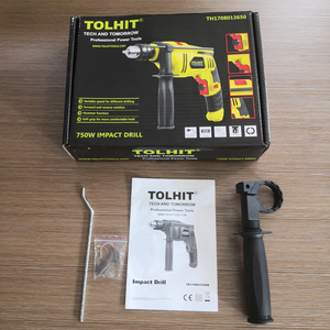 <span class=keywords><strong>สว่าน</strong></span>กระแทกขนาดเล็กพกพา TOLHIT Professional 450W 10 มม. 110-240V ปรับความเร็วได้ เครื่องเจาะมือไฟฟ้า <span class=keywords><strong>DIY</strong></span> OEM - Product Image 4
