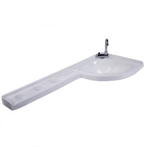 RV lavello da <span class=keywords><strong>cucina</strong></span> <span class=keywords><strong>Camper</strong></span> Caravan con lavabo in acrilico leggero bianco lavello per <span class=keywords><strong>Camper</strong></span> - Product Image 3