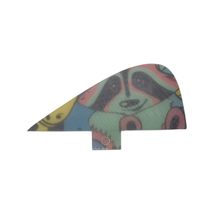 Diseño de patrón de aleta de tabla de surf pequeña Fibra de vidrio Aleta de cola de centro pequeño - Product Image 3