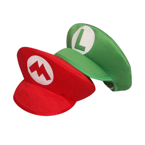 <span class=keywords><strong>Gorra</strong></span> de Mario y <span class=keywords><strong>Luigi</strong></span> para Adultos con Bigotes, Precio de Fábrica al por Mayor, Material de Poliéster, Talla Mediana para Uso en Exteriores - Product Image 1
