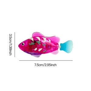 Jouet pour chat, poisson robot interactif à LED, jouets de pêche électriques lumineux, stimulent l'instinct de chasse des chatons, produit pour animaux de compagnie - Product Image 3