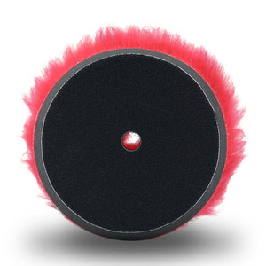 Tampon de polissage en <span class=keywords><strong>laine</strong></span> <span class=keywords><strong>rouge</strong></span> 100% <span class=keywords><strong>laine</strong></span> de Style japonais de 5 pouces pour polisseuse à double <span class=keywords><strong>action</strong></span> polisseuse RO pour l'entretien automatique - Product Image 4