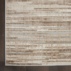 HMS 18 'marrone astratto Power Loom Runner tappeto fatto a mano in Marocco Boho moderno lana poliestere seta per la preghiera a casa-lavabile