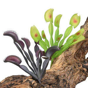 Nouvelle arrivée petite plante d'herbe en plastique artificielle Venus Flytrap pour la décoration de paysage - Product Image 6