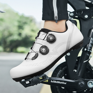 Último Diseño <span class=keywords><strong>Zapatillas</strong></span> de Ciclismo <span class=keywords><strong>MTB</strong></span> para Hombre Autoblocantes para Calas Forro de Malla Suela de Goma Toda Estación - Product Image 6