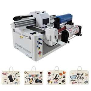 Hongchuangの新しい6080ロールフラットベッドUVプリンター、ステッカー、非接着剤、ガラス生地、ウッドボード、クリスタル印刷装置。 - Product Image 4