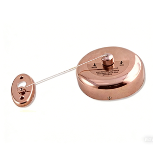 Sèche-<span class=keywords><strong>linge</strong></span> rétractable en acier inoxydable couleur or rose pour vêtements, robuste, mural, 3,8 m, pour salle de bain, balcon, buanderie - Product Image 1