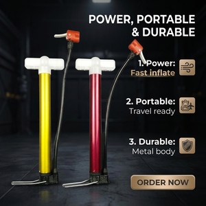 Mini <span class=keywords><strong>pompe</strong></span> à vélo pliable légère à pédale, en acier sans soudure, haute pression, pour pneus de <span class=keywords><strong>VTT</strong></span> et de vélo de route - Product Image 3