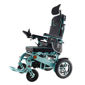 <span class=keywords><strong>Fauteuil</strong></span> roulant médical électrique inclinable et réglable en aluminium de qualité supérieure pour personnes âgées - Product Image 4