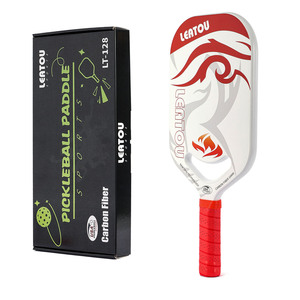 <span class=keywords><strong>Raquette</strong></span> de <span class=keywords><strong>pickleball</strong></span> portable en fibre de carbone approuvée USAPA, conçue pour la vitesse de frappe, la maniabilité, la forme ergonomique et la surface texturée. - Product Image 1