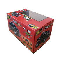 Vente en gros de boîte d'emballage en papier ondulé à verrouillage automatique de taille personnalisée stratification mate en relief pour l'électronique grand public