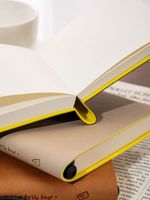 10*8,5CM PU Notizbuch mit Blanko-Innenseiten Tragbares Taschenformat Niedliches und Schlichtes Design Journal Unternehmens- und Persönlich Anpassbares LOGO