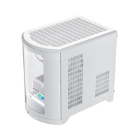 KNIPOWER Custom White ATX MATX Computer Case Towers RGB Gamer PC Cabinet Chassis Desktop Casings Gaming PC Case With Fan