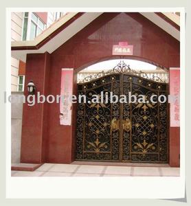 新しいデザインの高級通路錬鉄製フロントゲート - Product Image 5