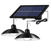 Lámpara de Techo Solar Yuntu, Impermeable IP65, para Jardín y Dormitorio, LED con Control Remoto, Ángulo de Haz de 360°