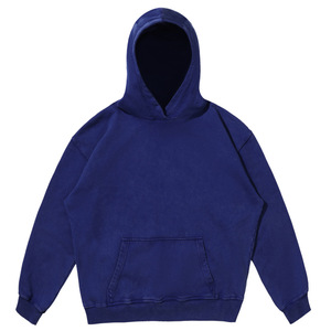 เสื้อฮู้ดดี้ทรงโอเวอร์ไซส์สไตล์วินเทจสตรีทแวร์ รุ่น KG420 ปักโลโก้ตามสั่ง ผ้าคอตตอน 100% หนา 420 แกรม ซับใน ล้างสีแบบ Acid Wash สำหรับฤดูใบไม้ร่วง - Product Image 5