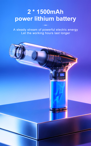Souffleur d'air 2-en-1 et <span class=keywords><strong>brosse</strong></span> de nettoyage, ventilateur turbo 130000 tr/min, certifié BSCI & CE ROHS, fabriqué en usine salle blanche - Product Image 4