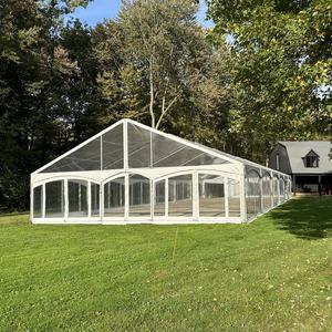Tenda Marquee Commerciale con Telaio in Alluminio e Tetto in PVC Trasparente Ignifugo per Eventi all'Aperto - Product Image 2