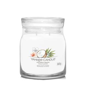 Yankee Candle - Candela in Vaso Medio con 2 Stoppini, Profumo Cocco e Spiaggia - Product Image 1