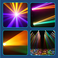 Barre de lumière LED 3-en-1 380W pour performance en boîte de nuit, lumière de scène rotative colorée