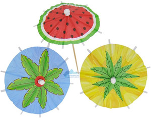 Cure-dents en papier vert en bambou pour boissons, Cocktail, cocotier Tropical, cure-dents de <span class=keywords><strong>palmier</strong></span>, bâtons de <span class=keywords><strong>Parasol</strong></span> - Product Image 3