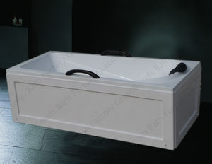 CE Offre Spéciale <span class=keywords><strong>Mini</strong></span> <span class=keywords><strong>Douche</strong></span> Profonde Trempage <span class=keywords><strong>Baignoire</strong></span> Personnalisée Petite Taille Japonais Simple Acrylique Jupe Baignoires Avec accoudoirs - Product Image 3