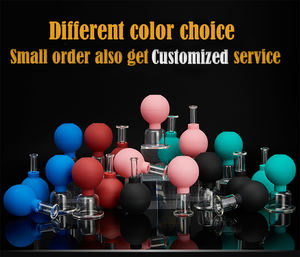 Penyedot vakum bekam wajah 55mm, bekam karet silikon, terapi pijat wajah, bohlam penyedot karet - Product Image 6